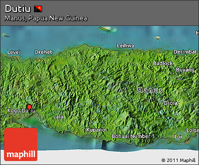 Satellite 3D Map of Dutiu