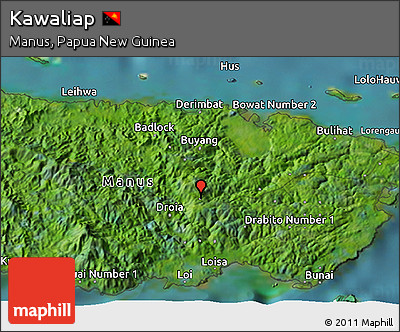 Satellite 3D Map of Kawaliap