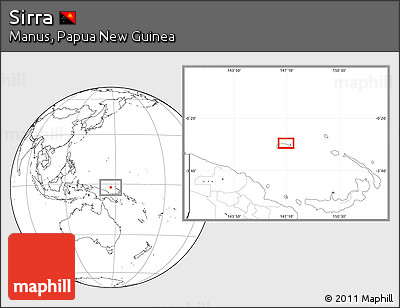 Blank Location Map of Sirra