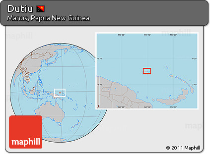 Gray Location Map of Dutiu