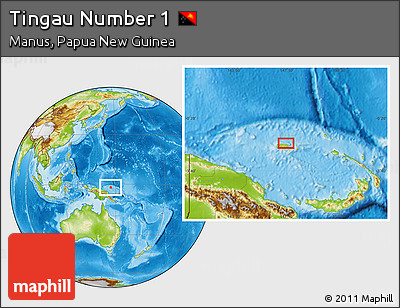 Physical Location Map of Tingau Number 1