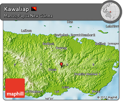 Physical Map of Kawaliap