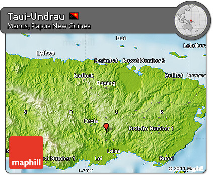 Physical Map of Taui-Undrau