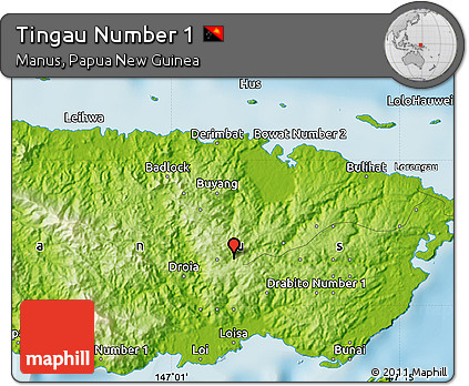 Physical Map of Tingau Number 1