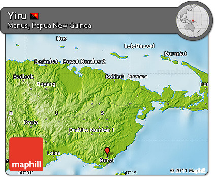 Physical Map of Yiru
