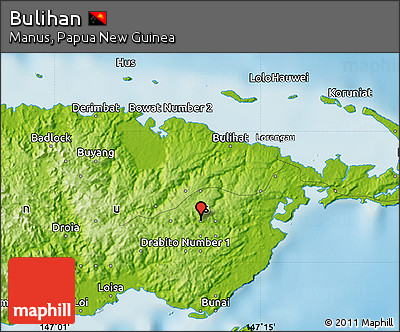 Physical Map of Bulihan