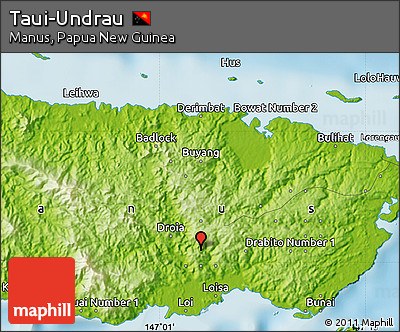 Physical Map of Taui-Undrau