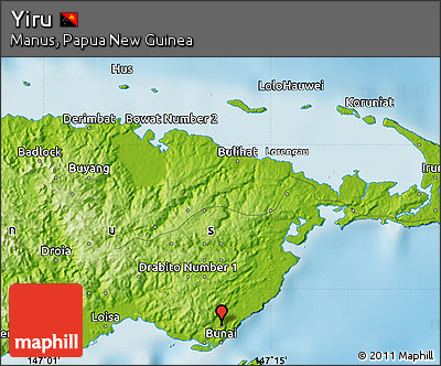 Physical Map of Yiru