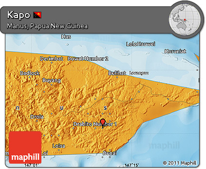 Political Map of Kapo