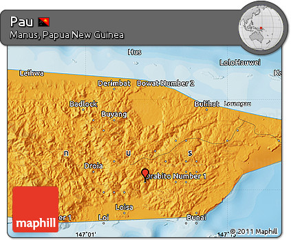 Political Map of Pau