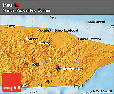 Political Map of Pau