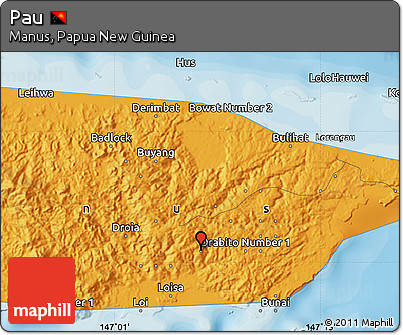 Political Map of Pau