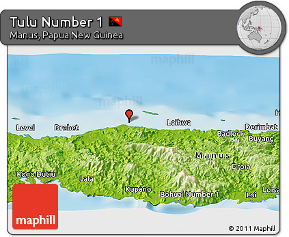 Physical Panoramic Map of Tulu Number 1