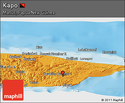 Political Panoramic Map of Kapo