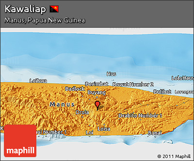 Political Panoramic Map of Kawaliap