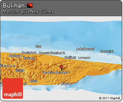 Political Panoramic Map of Bulihan