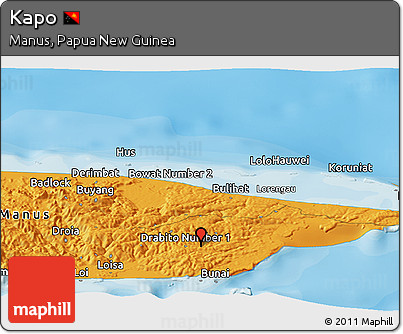 Political Panoramic Map of Kapo