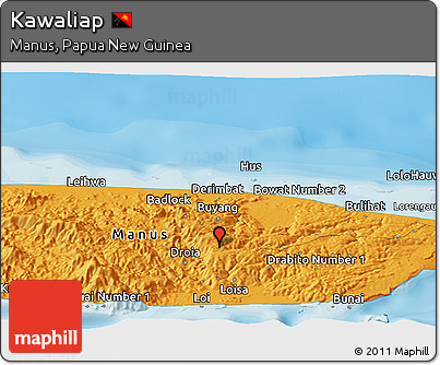 Political Panoramic Map of Kawaliap