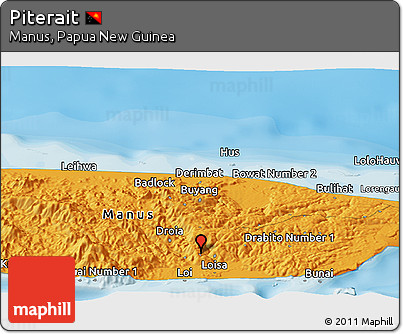 Political Panoramic Map of Piterait