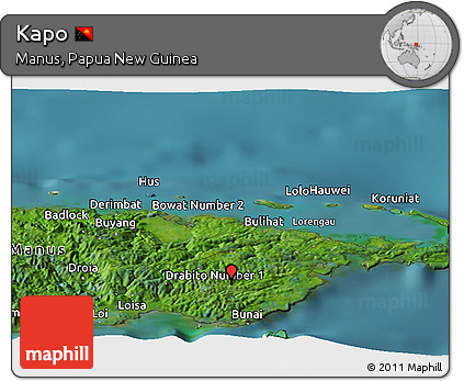 Satellite Panoramic Map of Kapo