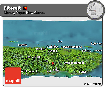 Satellite Panoramic Map of Piterait