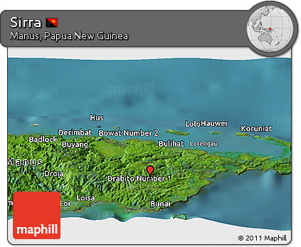 Satellite Panoramic Map of Sirra