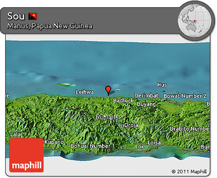 Satellite Panoramic Map of Sou