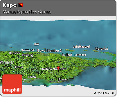 Satellite Panoramic Map of Kapo
