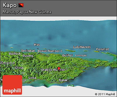 Satellite Panoramic Map of Kapo