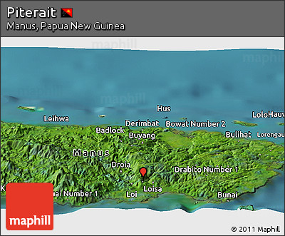 Satellite Panoramic Map of Piterait