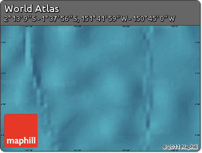 Satellite Map of the Area around 1° 55' 32" S, 151° 13' 29" W