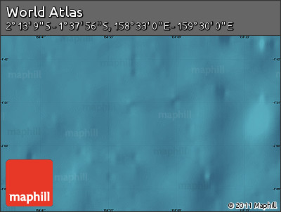 Satellite Map of the Area around 1° 55' 32" S, 159° 1' 30" E