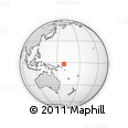 Outline Map of the Area around 1° 55' 32" S, 159° 1' 30" E, rectangular outline