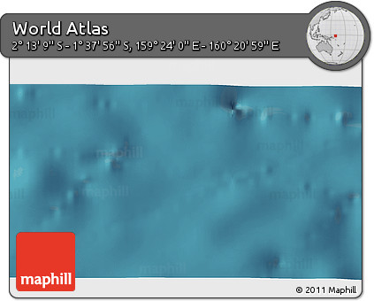 Satellite 3D Map of the Area around 1° 55' 32" S, 159° 52' 30" E