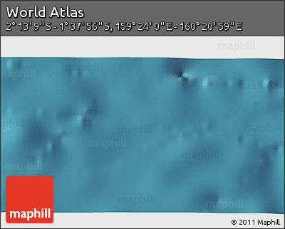 Satellite 3D Map of the Area around 1° 55' 32" S, 159° 52' 30" E