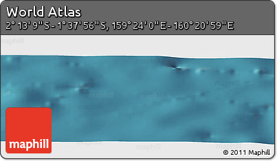 Satellite Panoramic Map of the Area around 1° 55' 32" S, 159° 52' 30" E