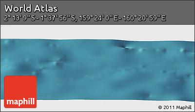 Satellite Panoramic Map of the Area around 1° 55' 32" S, 159° 52' 30" E