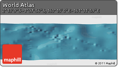 Satellite Panoramic Map of the Area around 1° 55' 32" S, 160° 43' 29" E