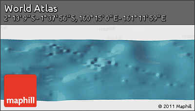 Satellite Panoramic Map of the Area around 1° 55' 32" S, 160° 43' 29" E