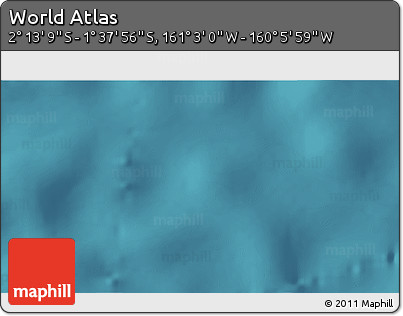 Satellite 3D Map of the Area around 1° 55' 32" S, 160° 34' 29" W