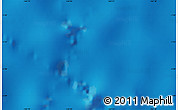 Physical Map of the area around 1° 55' 32" S, 163° 58' 29" W