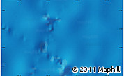 Shaded Relief Map of the area around 1° 55' 32" S, 163° 58' 29" W