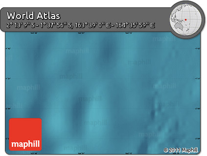 Satellite Map of the Area around 1° 55' 32" S, 164° 7' 30" E