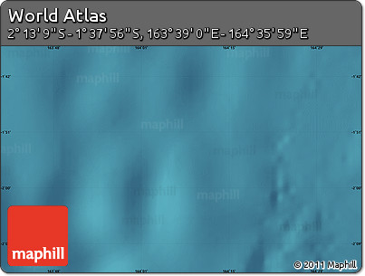 Satellite Map of the Area around 1° 55' 32" S, 164° 7' 30" E
