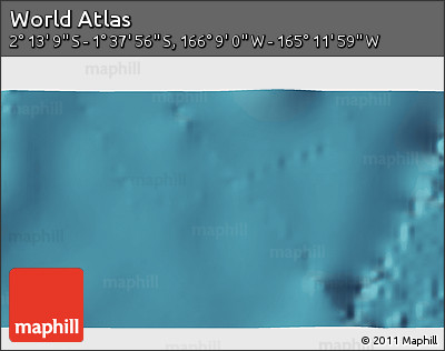 Satellite 3D Map of the Area around 1° 55' 32" S, 165° 40' 30" W
