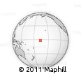 Outline Map of the Area around 1° 55' 32" S, 166° 31' 30" W, rectangular outline
