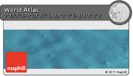 Satellite Panoramic Map of the Area around 1° 55' 32" S, 167° 31' 30" E
