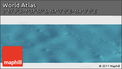Satellite Panoramic Map of the Area around 1° 55' 32" S, 167° 31' 30" E