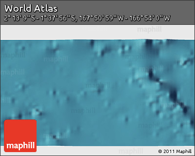 Satellite 3D Map of the Area around 1° 55' 32" S, 167° 22' 30" W