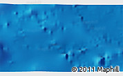 Shaded Relief 3D Map of the area around 1° 55' 32" S, 168° 13' 29" W
